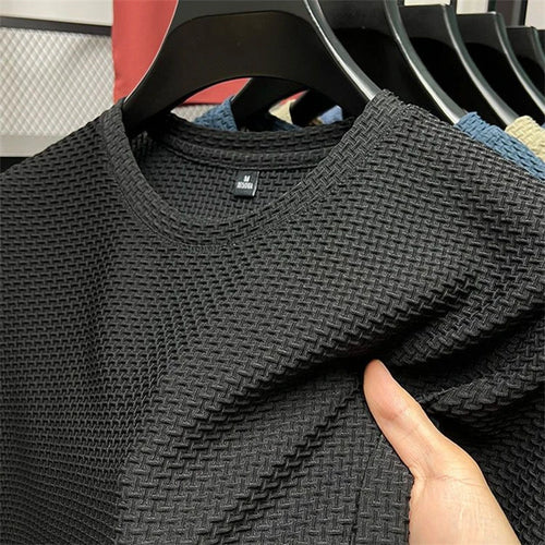 Waffle knit detail